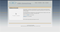 Desktop Screenshot of cgrconsulting.org